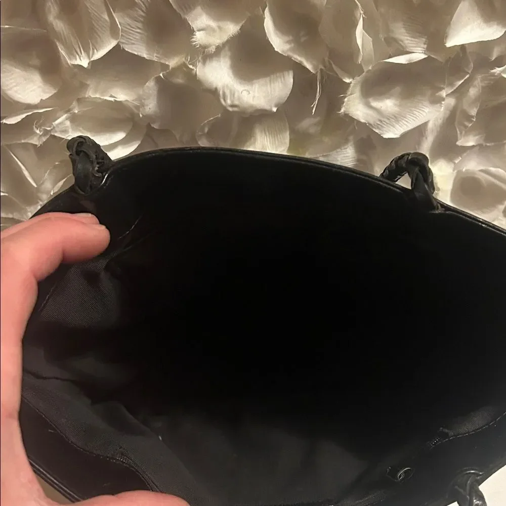 Kenneth Cole New York Black Leather Tote